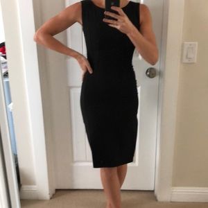 Fitted black dress